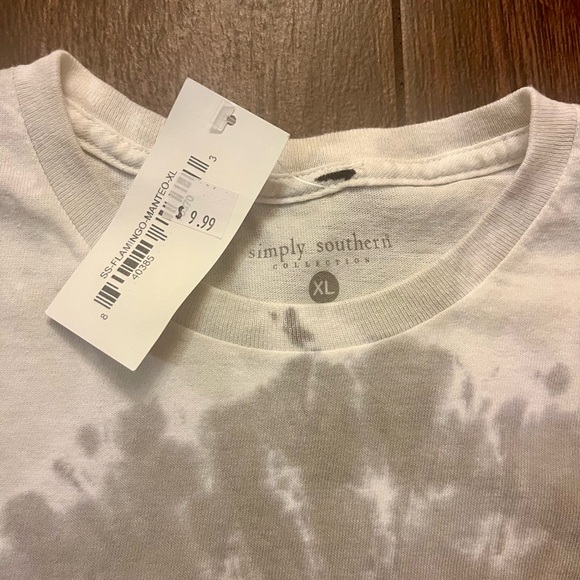 NWT Tie-Dye T-Shirt “Girls Just Want to Have Sun” Jeep with Flamingos Size XL - Picture 5 of 5